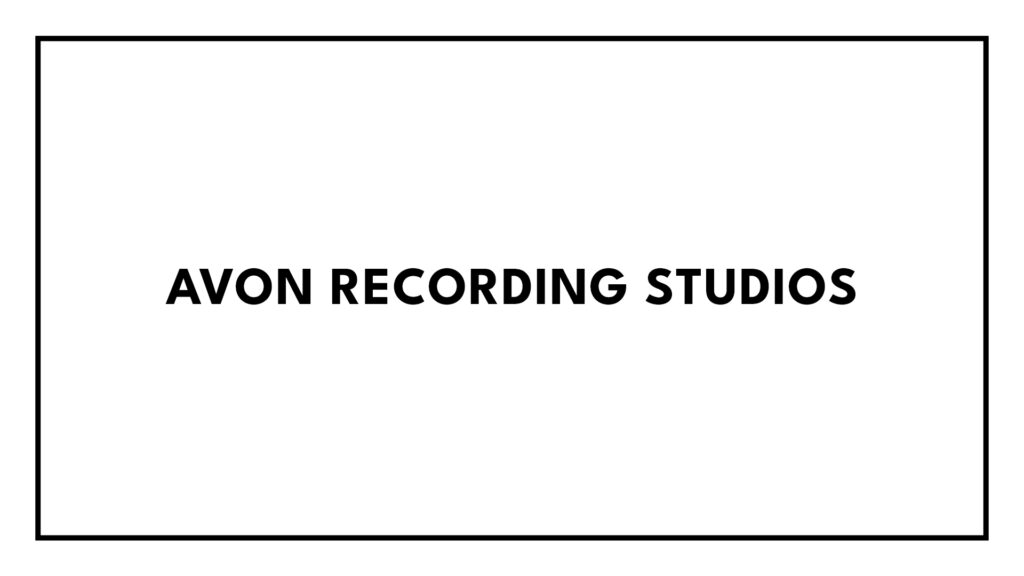 Avon Recording Studios' Homepage