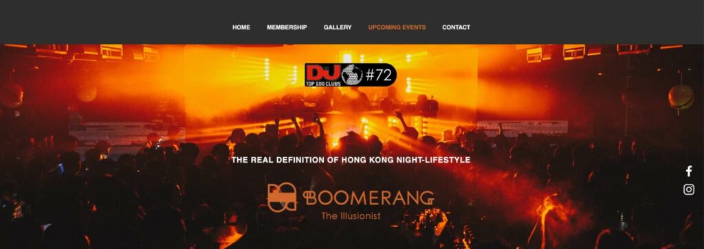 Boomerang Homepage