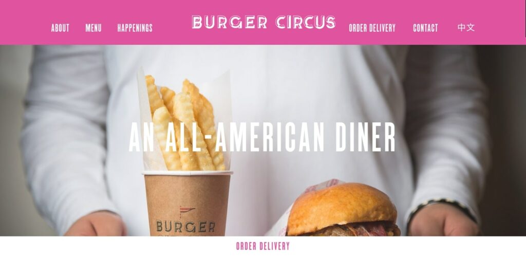 Burger Circus' Homepage