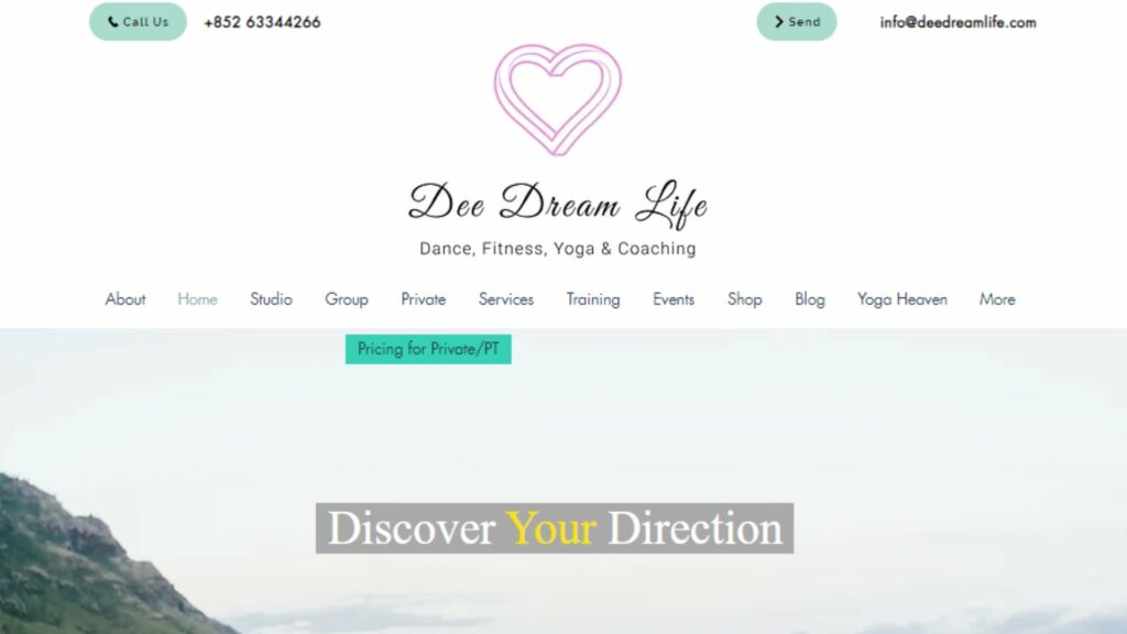 Dee Dream Life Homepage