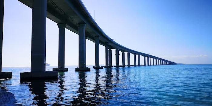 Hong Kong has the longest sea-crossing bridge in the world