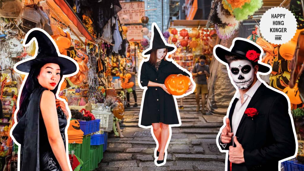 How does Hong Kong celebrate Halloween