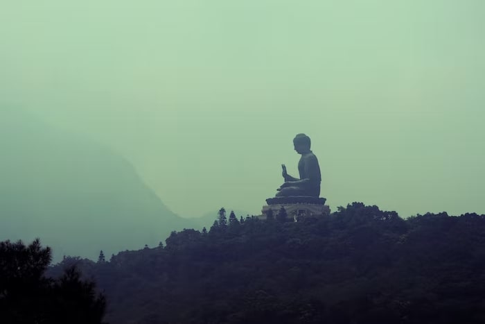 One of the largest Buddhas is in Hong Kong