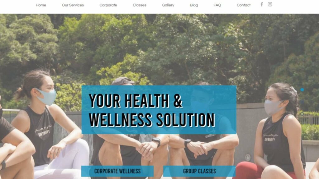 Qintensity_Fitness Homepage