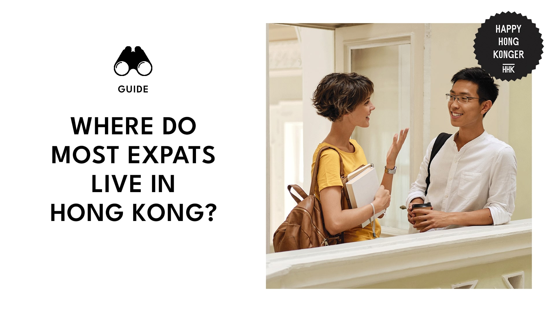 Where do most expats live in Hong Kong