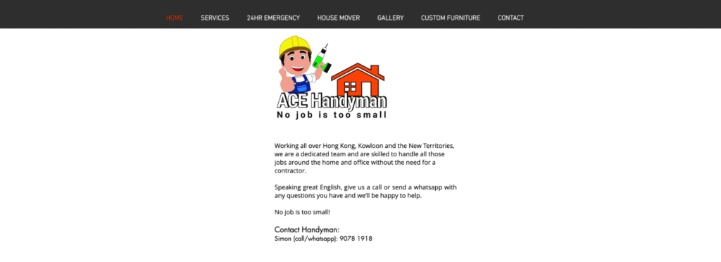 ACE Handyman Homepage