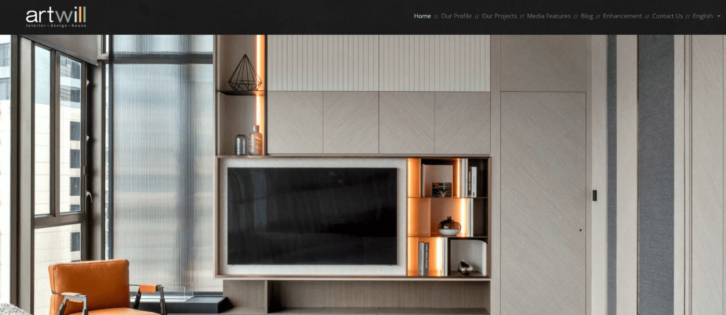 Artwill Interior Design House Homepage