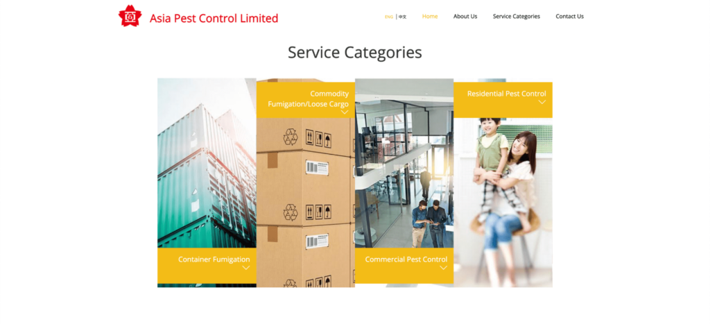 Asia Pest Control Homepage