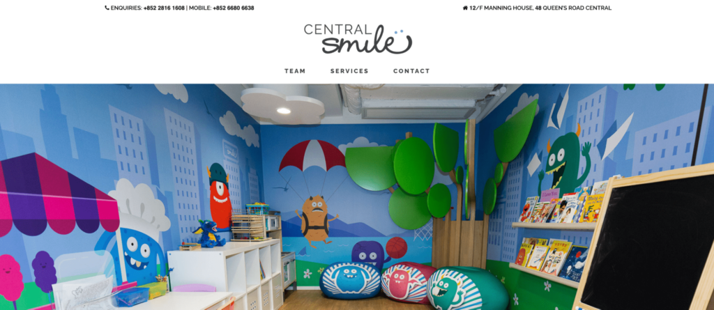 Central Smile Homepage