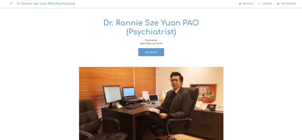 Dr. Ronnie Sze Yuan Pao – Pao Sze Yuan Ronnie Clinic Homepage