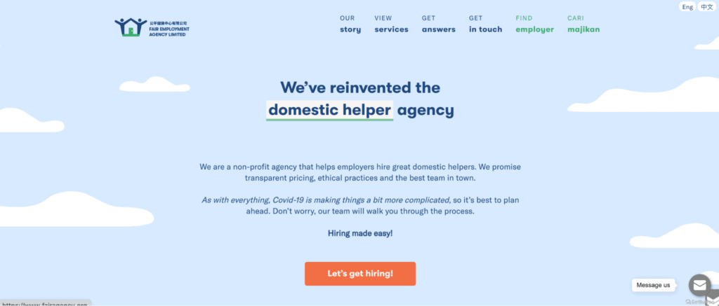 Fair Employment Agency Limited Homepage