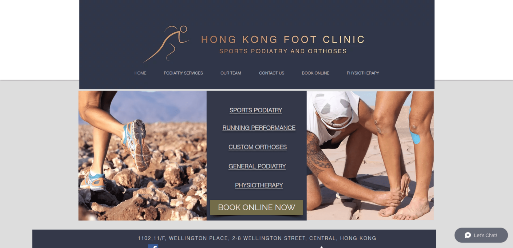 Hong Kong Foot Clinic Homepage