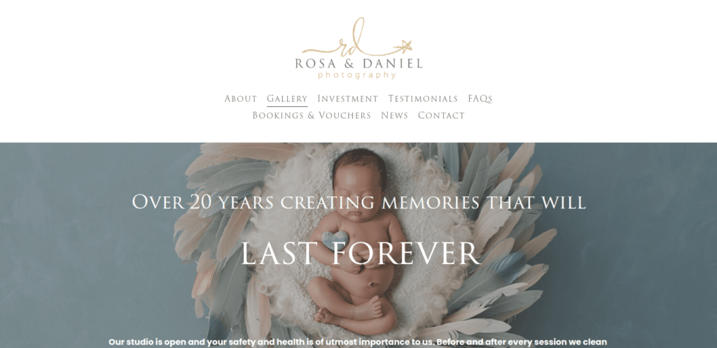 Rosa and Daniel Photography Homepage