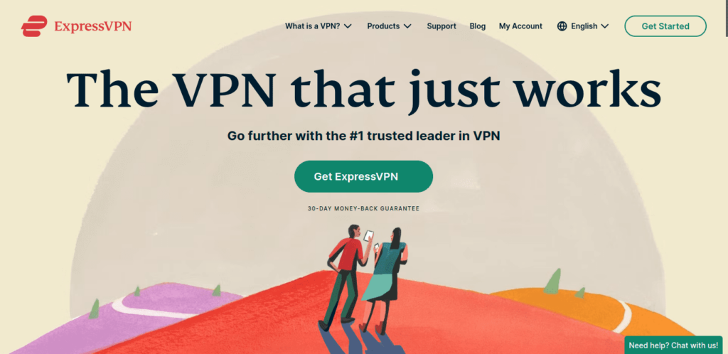  Express VPN Homepage