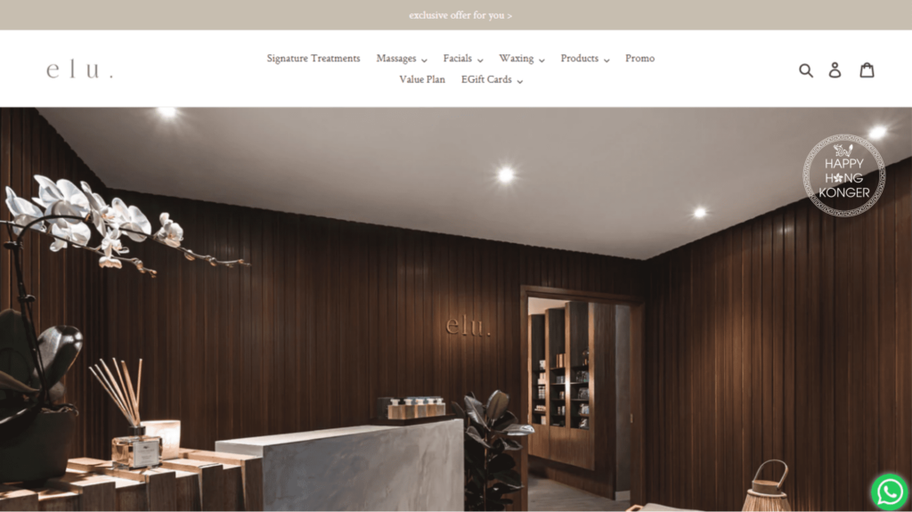 Elu Spa Homepage