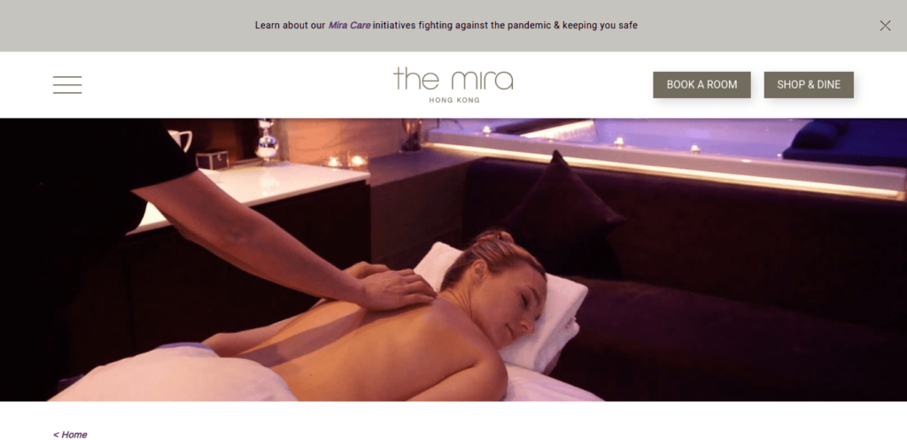 MiraSpa Homepage