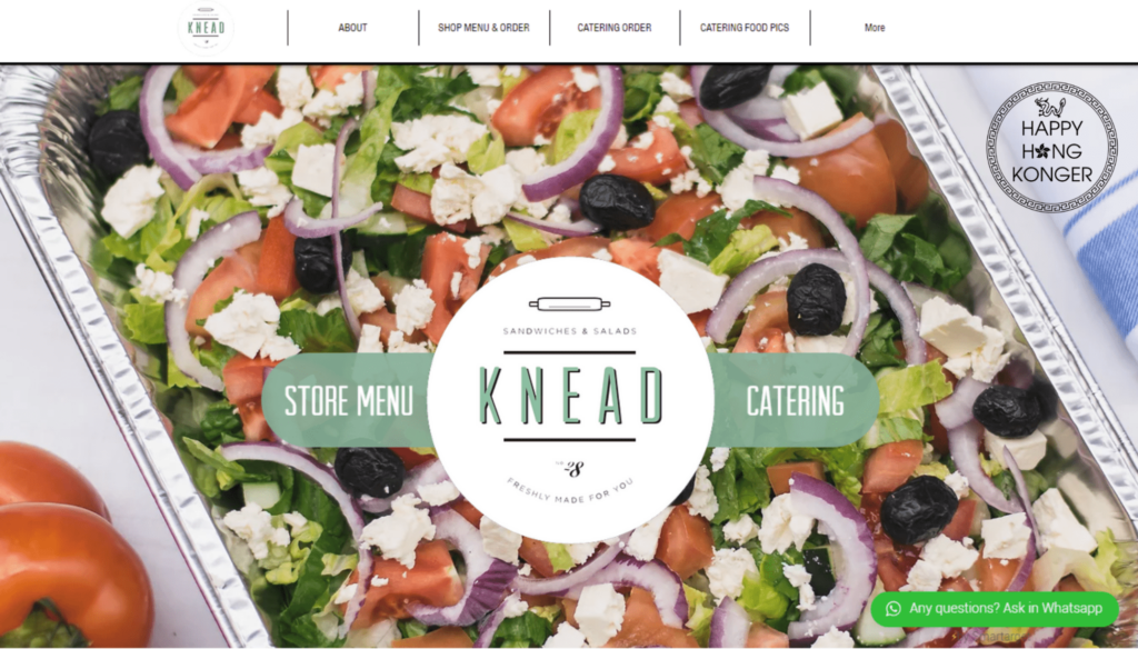 Knead Homepage