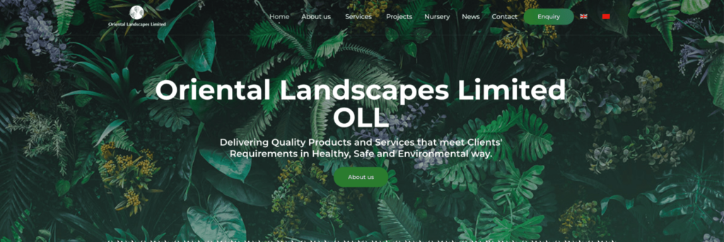 Oriental Landscapes Limited Homepage