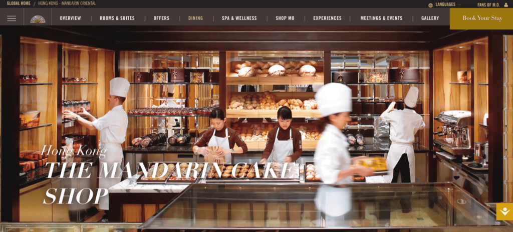 The Mandarin Cake Shop Homepage